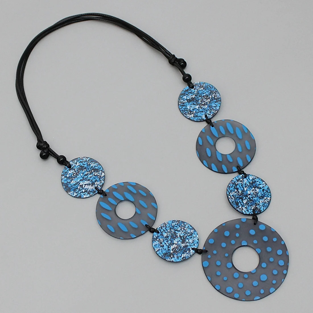 Blue Rosie Necklace