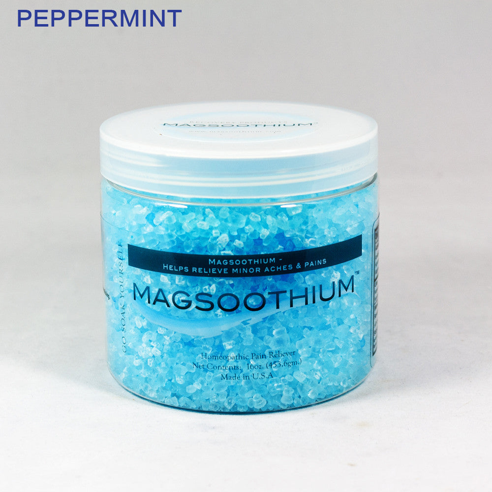 16oz Magsoothium Peppermint Crystal Soak - Past Dated