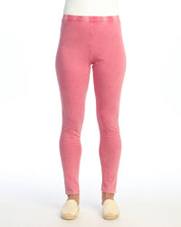 Berry Pink M31 Full Length Mineral Washed Legging Pants