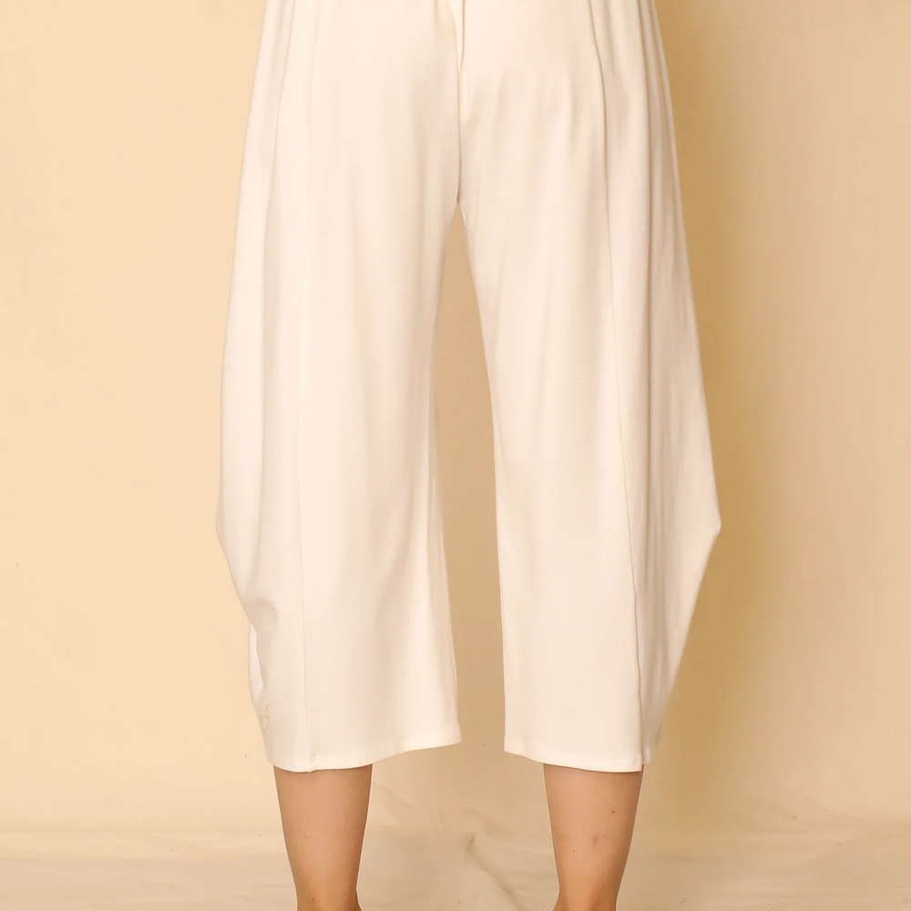 Cream Natalie Crop Pant