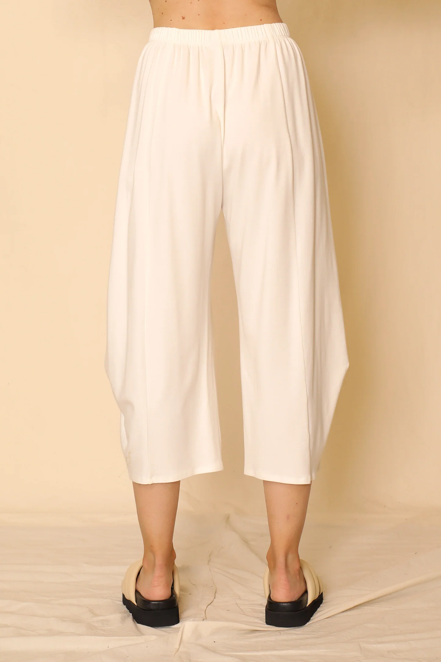 Cream Natalie Crop Pant