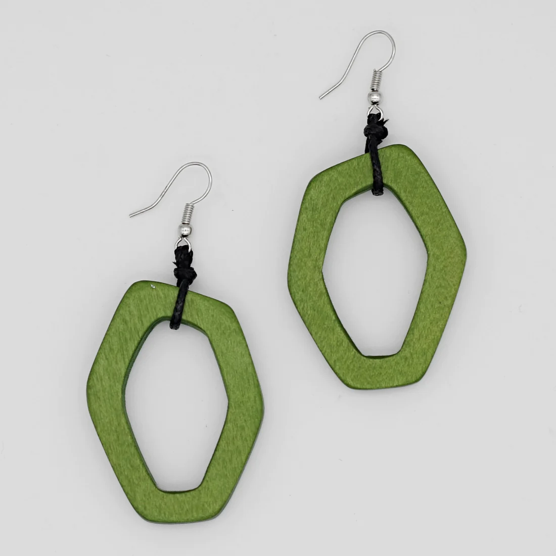 Vibrant Green Canyon Earrings