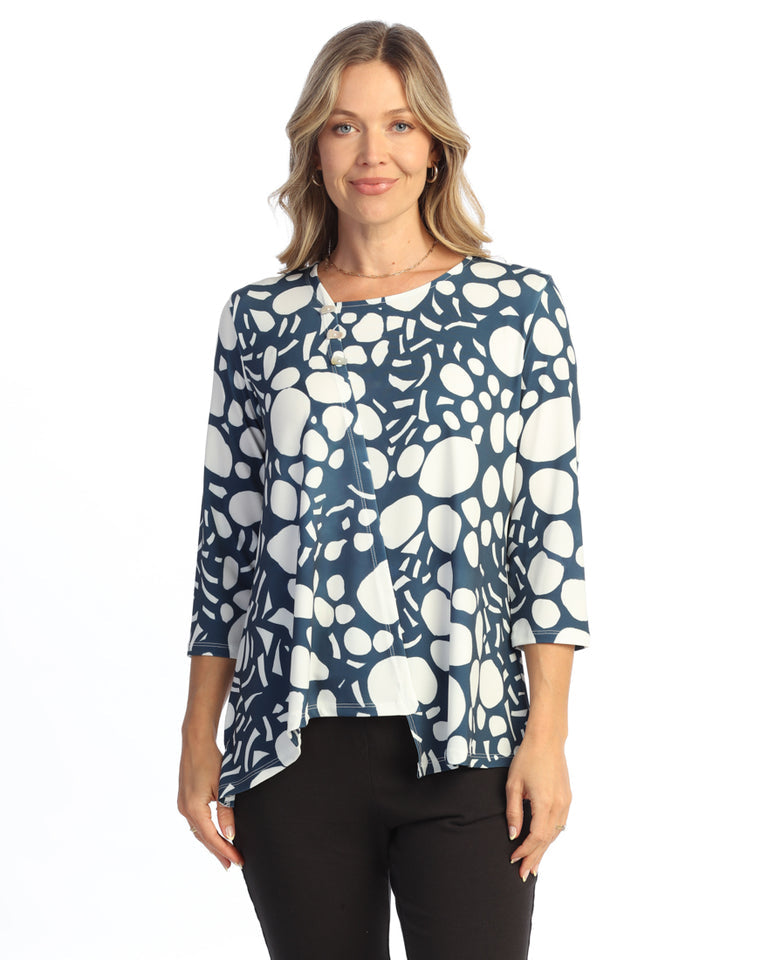 Jess &amp; Jane◇クリスマスプリントカットソーTシャツ【M】コットン100 Jess & Jane Novelty Themed Cotton Tops – French Quarter Haberdashery