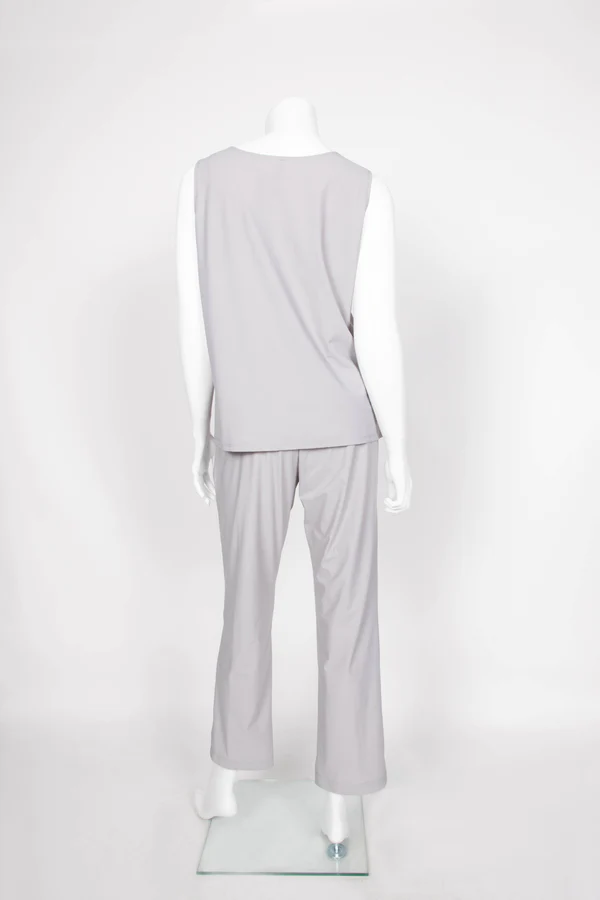 
                  
                    Gray Straight Pant with Pockets
                  
                