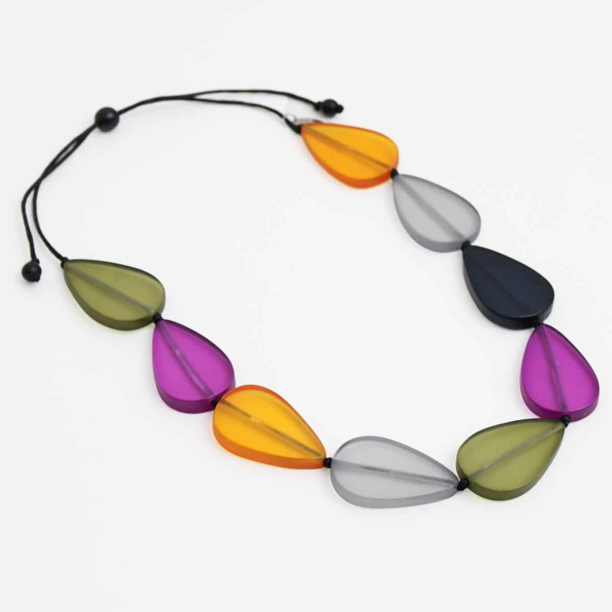 Load image into Gallery viewer, Frosted Multi Colored Necklace
