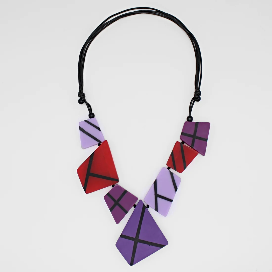 Purple and Red Orion Necklace