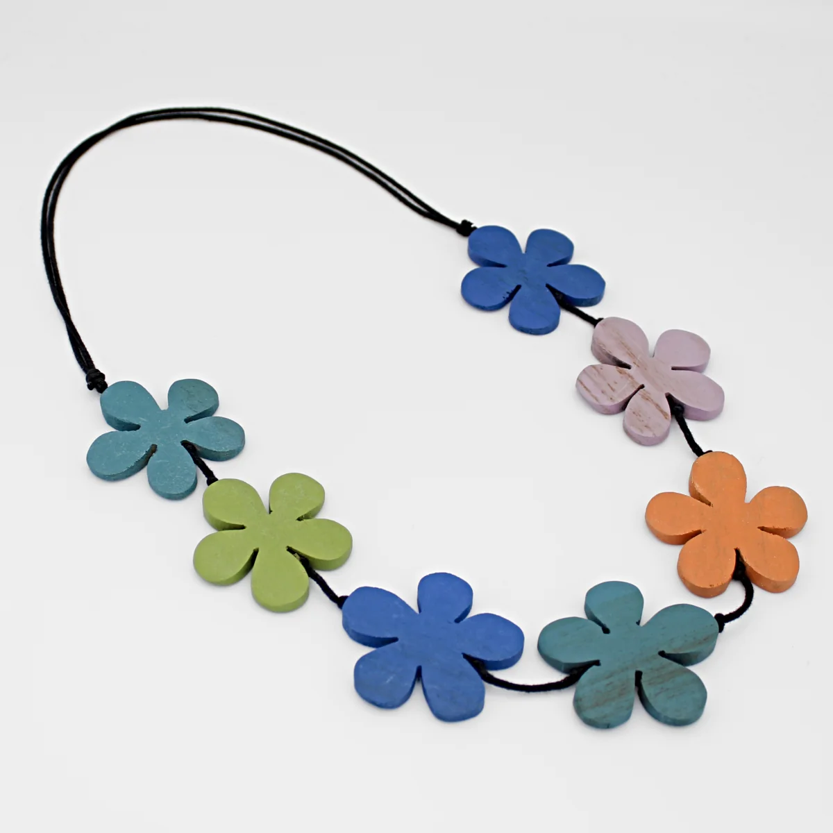 Multi Color Flower Power Necklace