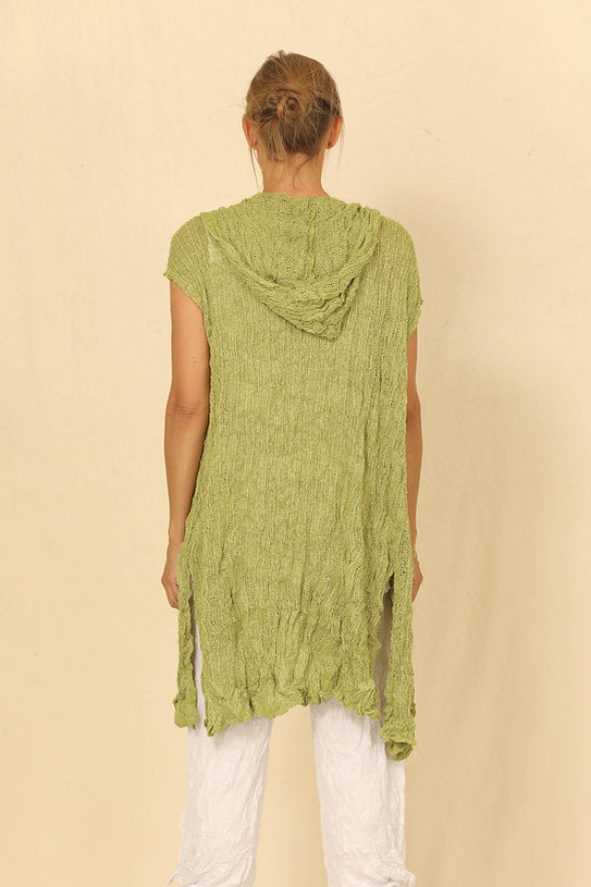Lime Green Sleeveless Maxine Knit Vest