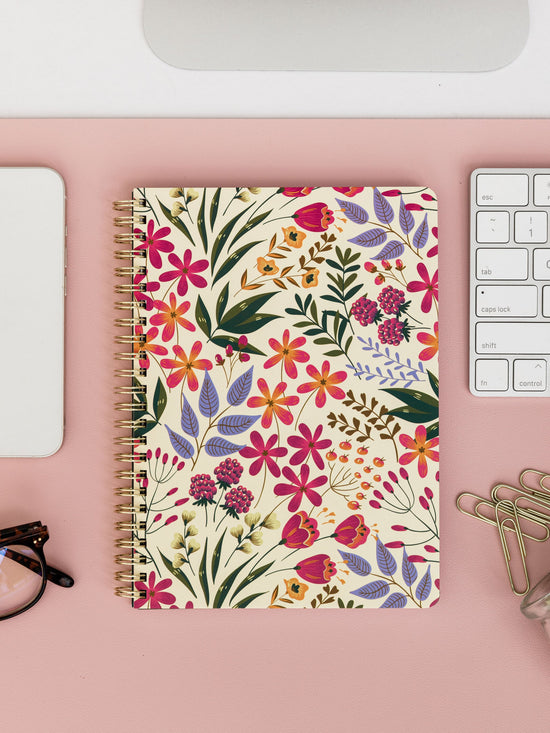 Wildflower Spiral Notebook
