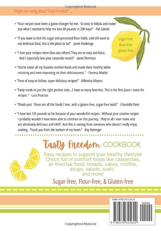 Tasty Freedom Paperback Cookbook