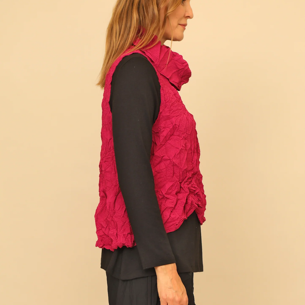 
                  
                    Cerise Pink European Crush Sleeveless Topper
                  
                