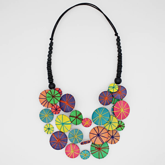 Load image into Gallery viewer, Multi Color Fiesta Necklace
