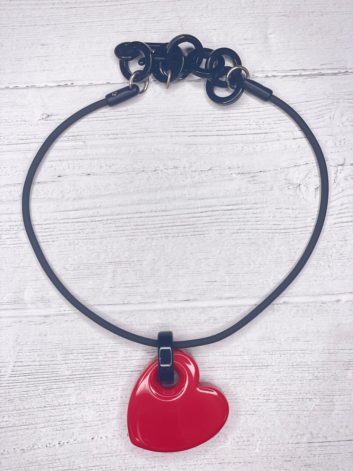 Red Heart Pendant Necklace