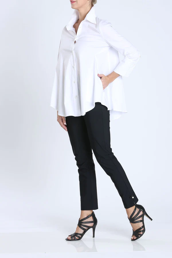 
                  
                    White Cotton Button Down Blouse
                  
                