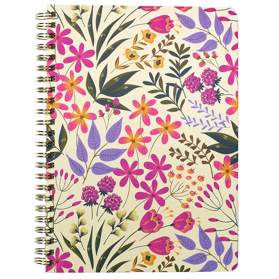 Wildflower Spiral Notebook