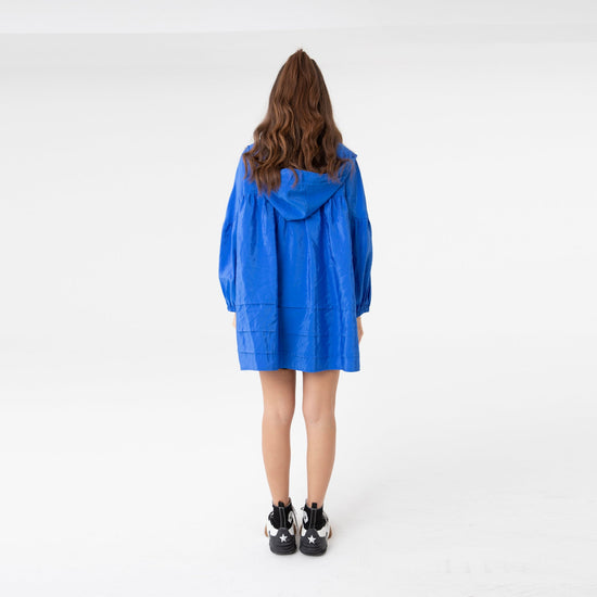 Royal Blue Zip Up Windbreaker Jacket - One Size