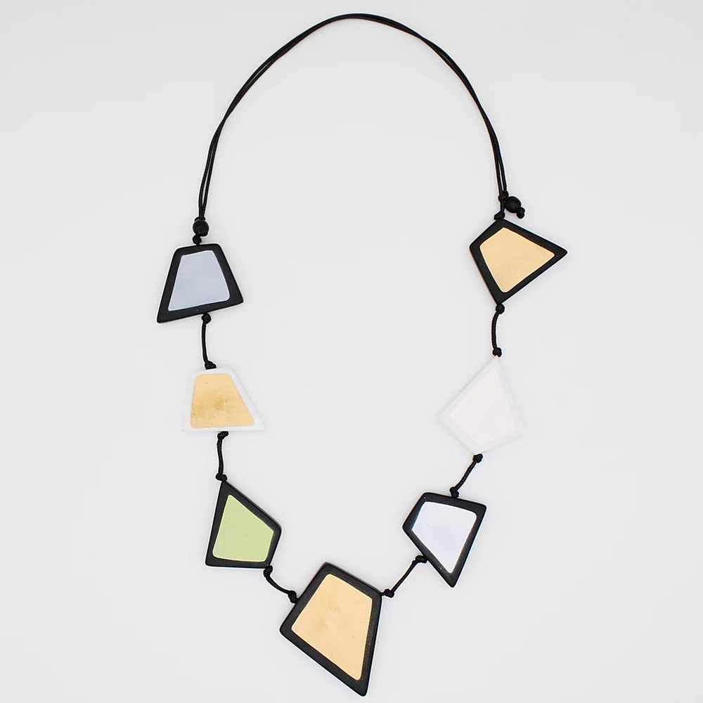 Metallic Geometric Necklace