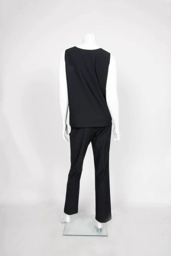 
                  
                    Black Straight Pant with Pockets
                  
                