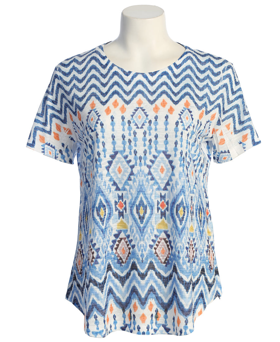 SoHo Burnout Short-Sleeve Top