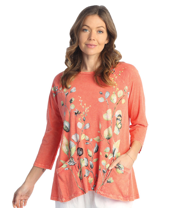 Load image into Gallery viewer, Kelly Mineral Wash 100% Cotton Slub Tunic
