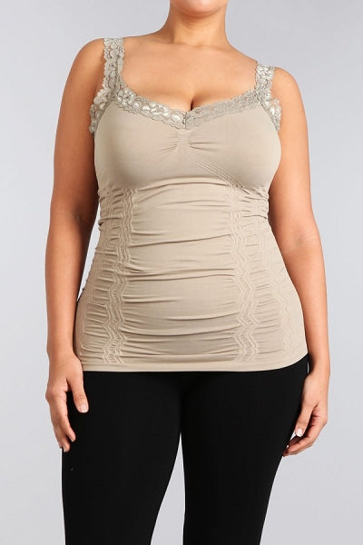 1878 Seamless Cami Corset with Lace – Twist Boutique