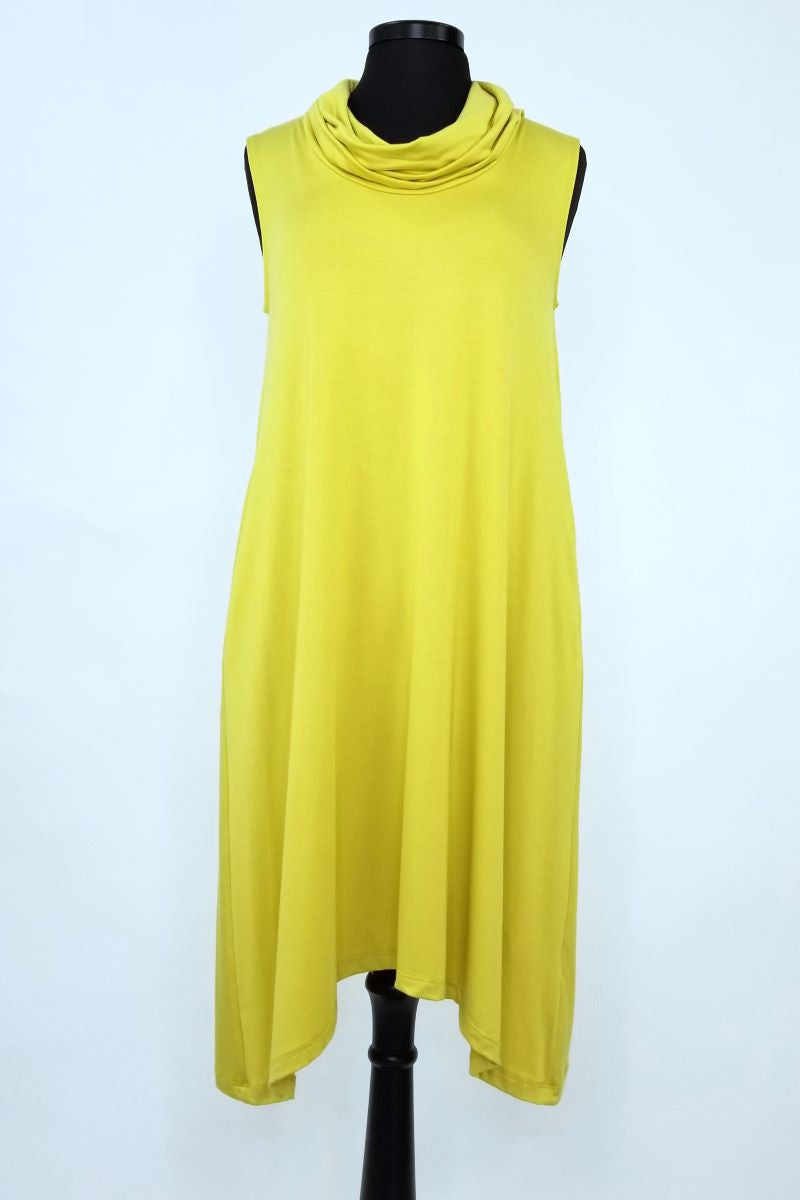 T348MBNNA Sleeveless Cowl Neck Dress