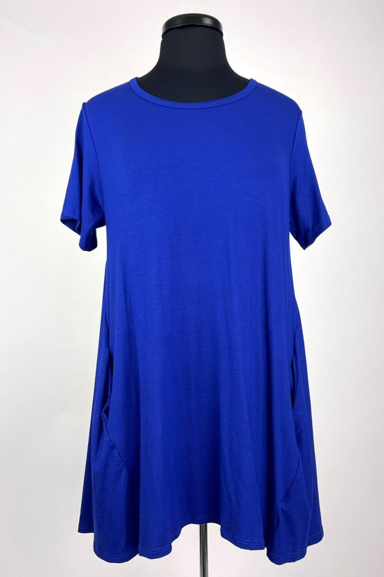 2AM Short Sleeve Solid Tunic