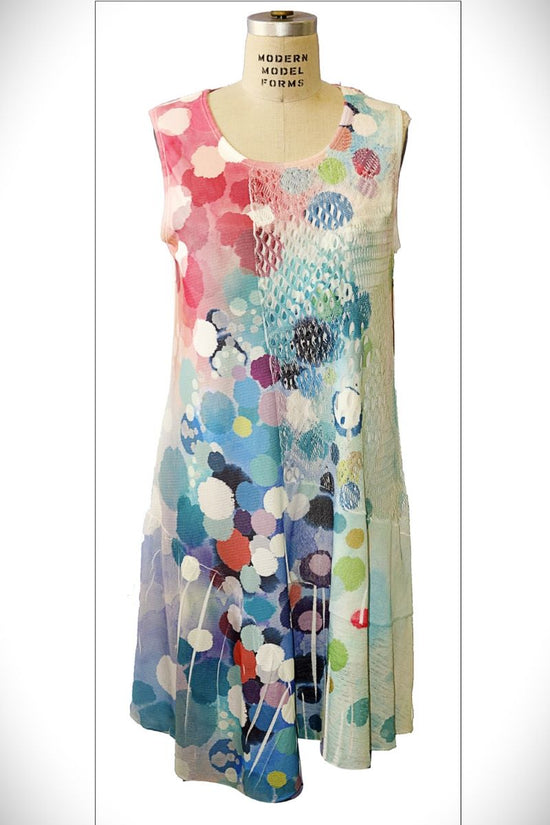 569P450 Sleeveless Scoop Neck Dress