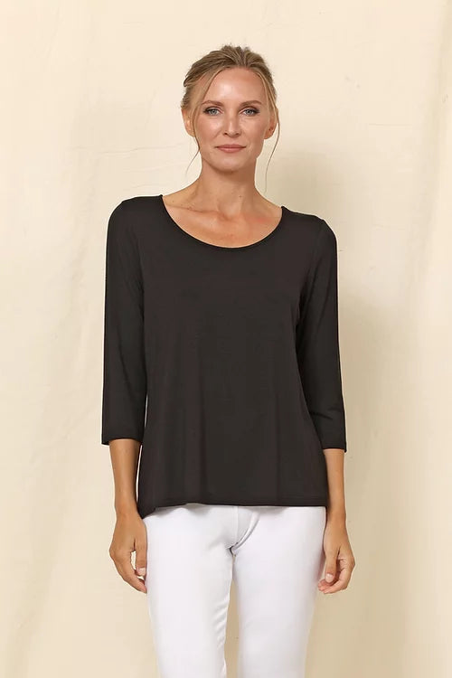 3/4 Sleeve Basic Top - B2200