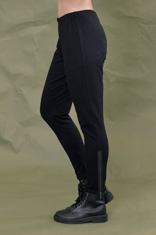 Zina Straight Legging with Zippers