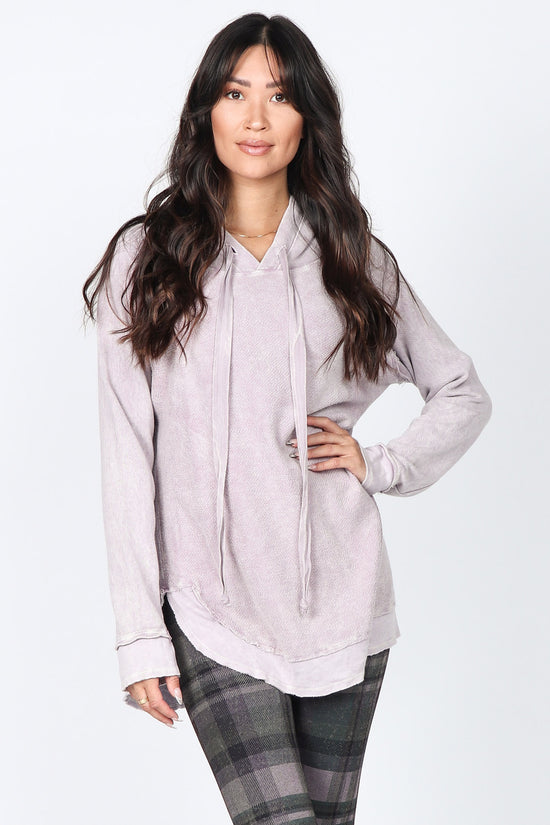 S4798A NEW Mineral Washed Hoodie Sweatshirt