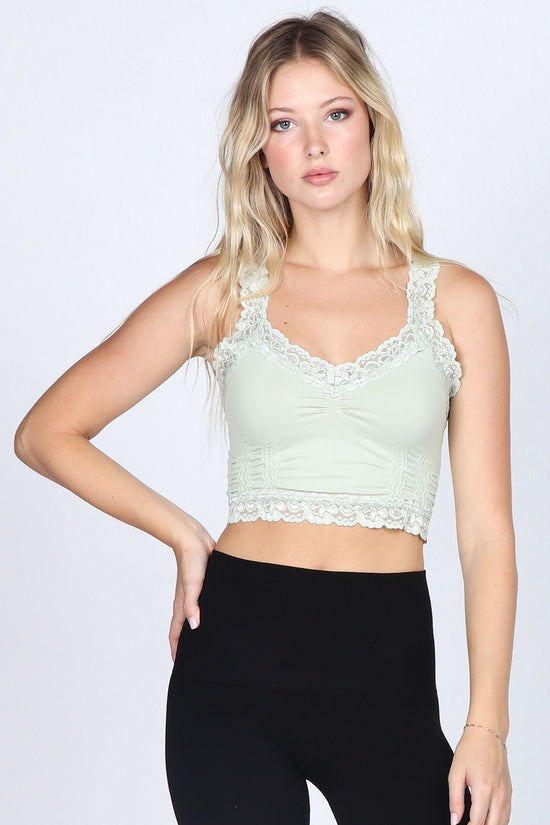C2478 SS M.Rena Bralette with Lace Spring Summer – Twist Boutique