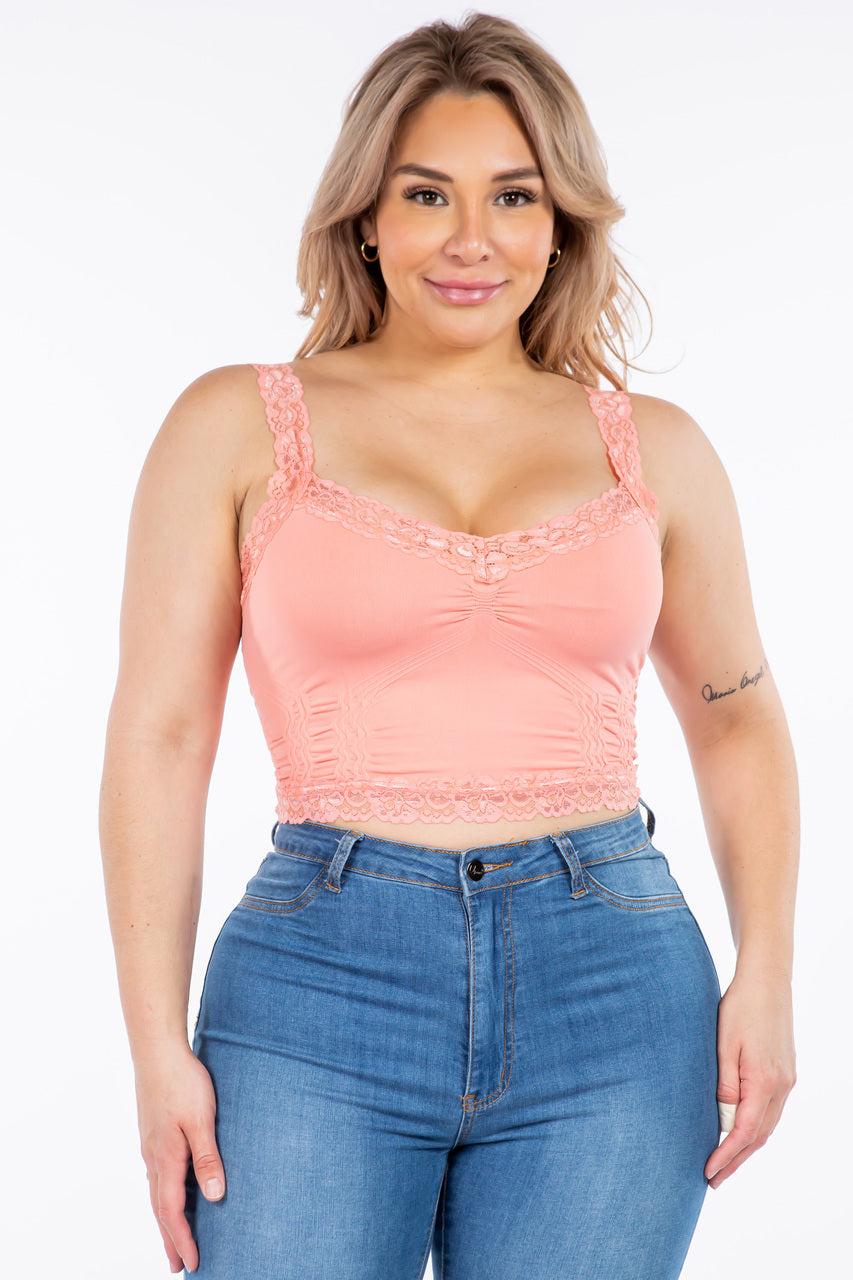 Load image into Gallery viewer, C2478XL Plus Size M.RENA BRALETTE with LACE
