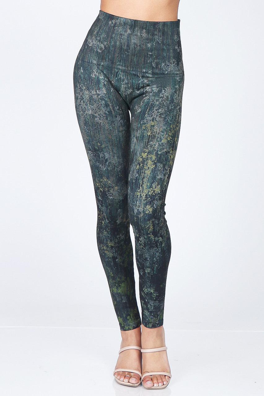 m. rena High Waisted Denim Leggings (One Size Fits Most) in Indigo at   Women's Clothing store