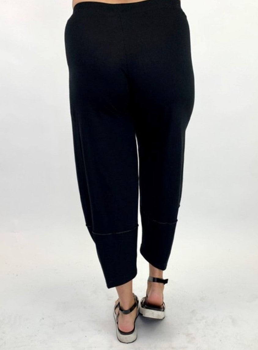 AW20-63BGS Black Pant Double Face Fabric