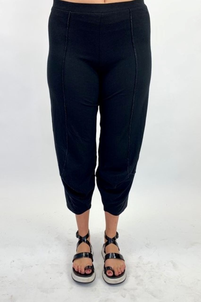 AW20-63BGS Black Pant Double Face Fabric