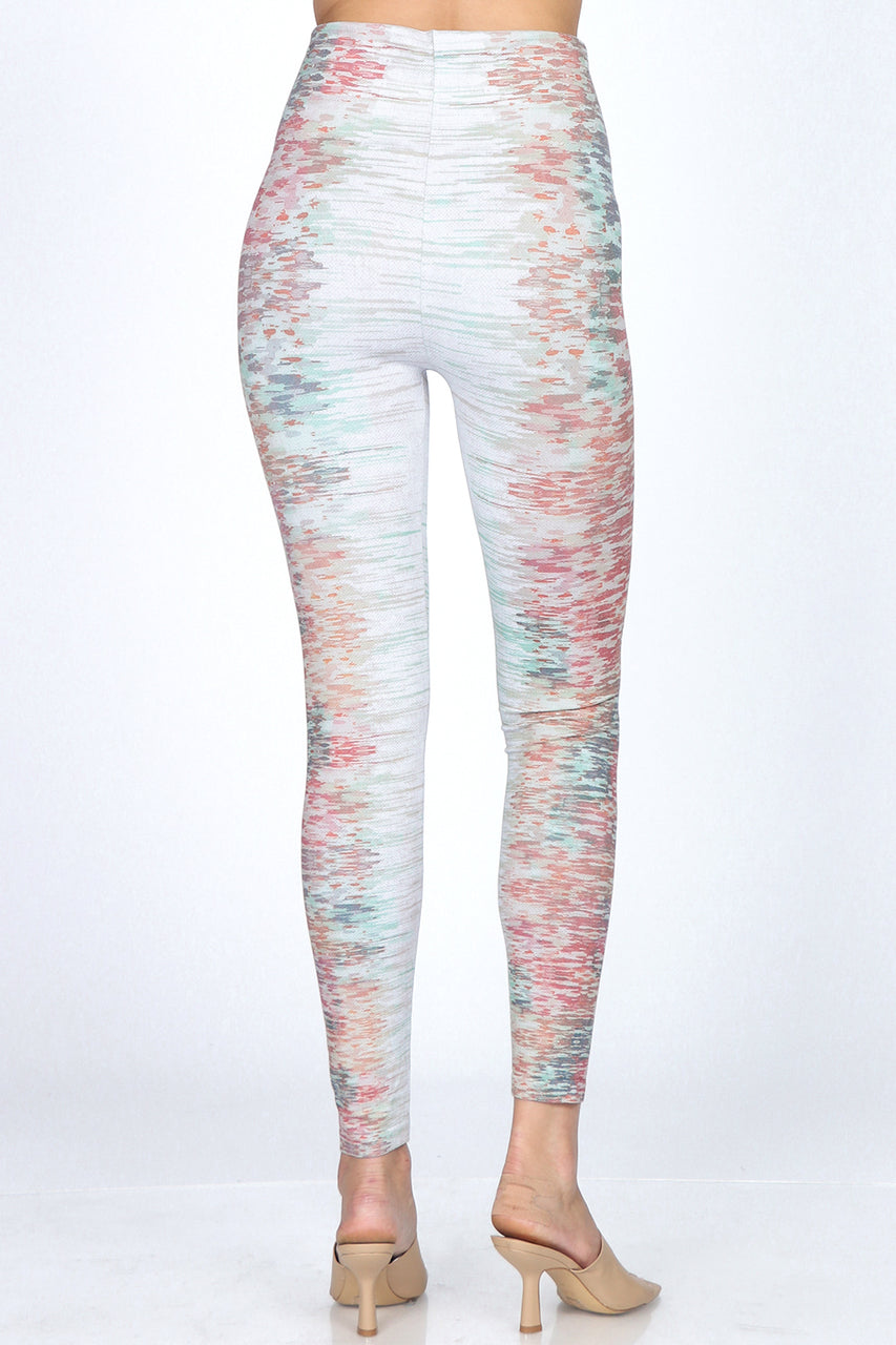 Load image into Gallery viewer, B4292DM High Waist Full Length Legging Engineered Abstract
