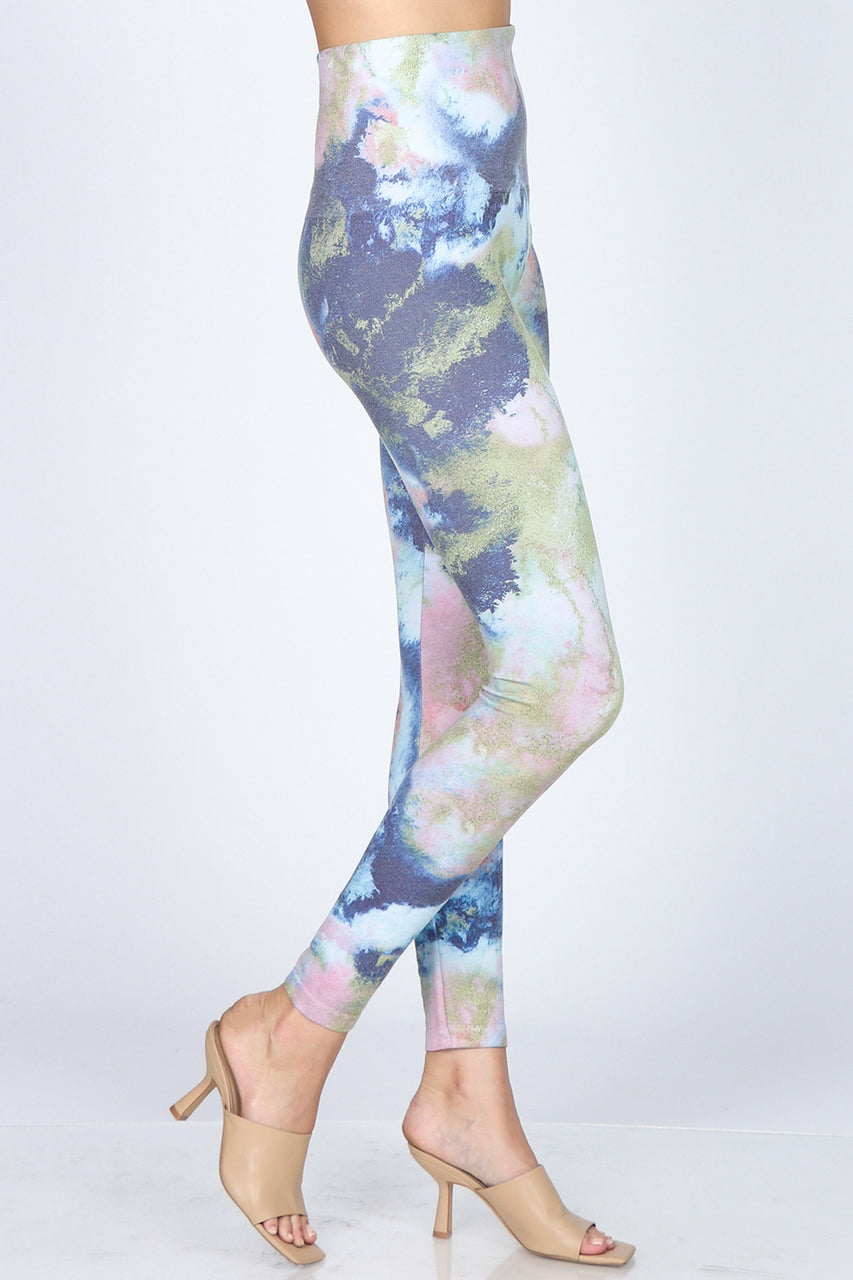 Load image into Gallery viewer, B4292EH High Waist Full Length Legging Watercolor
