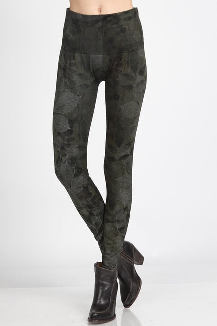 Load image into Gallery viewer, B4437L High Waist Full Length Legging w/Forest Print
