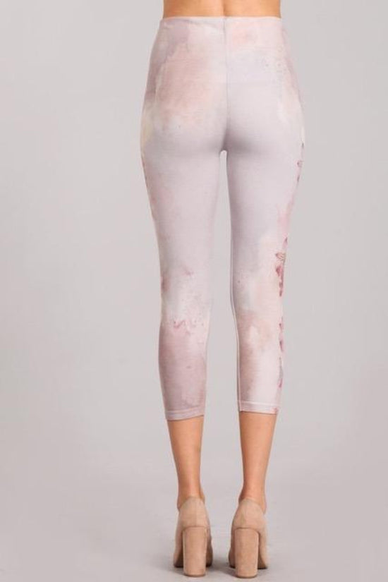 B2370P Capri High Waist Patterned Leggings – Twist Boutique