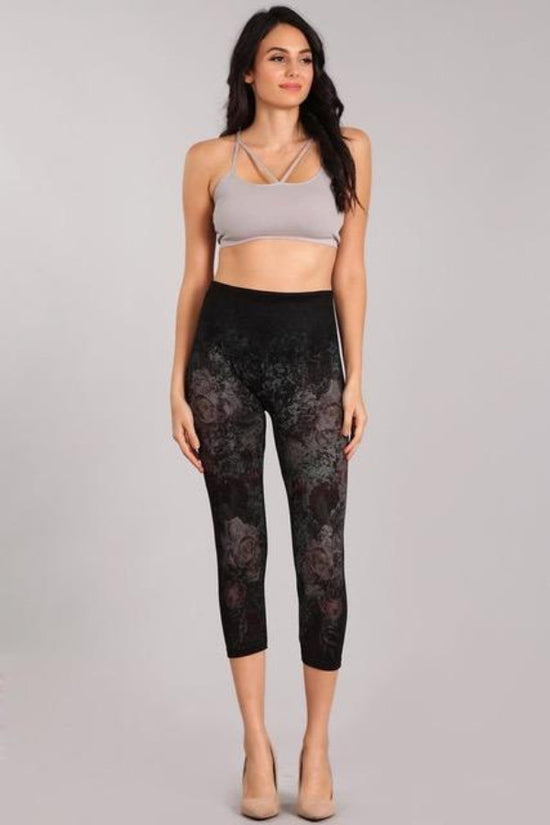 Aqua sales floral leggings