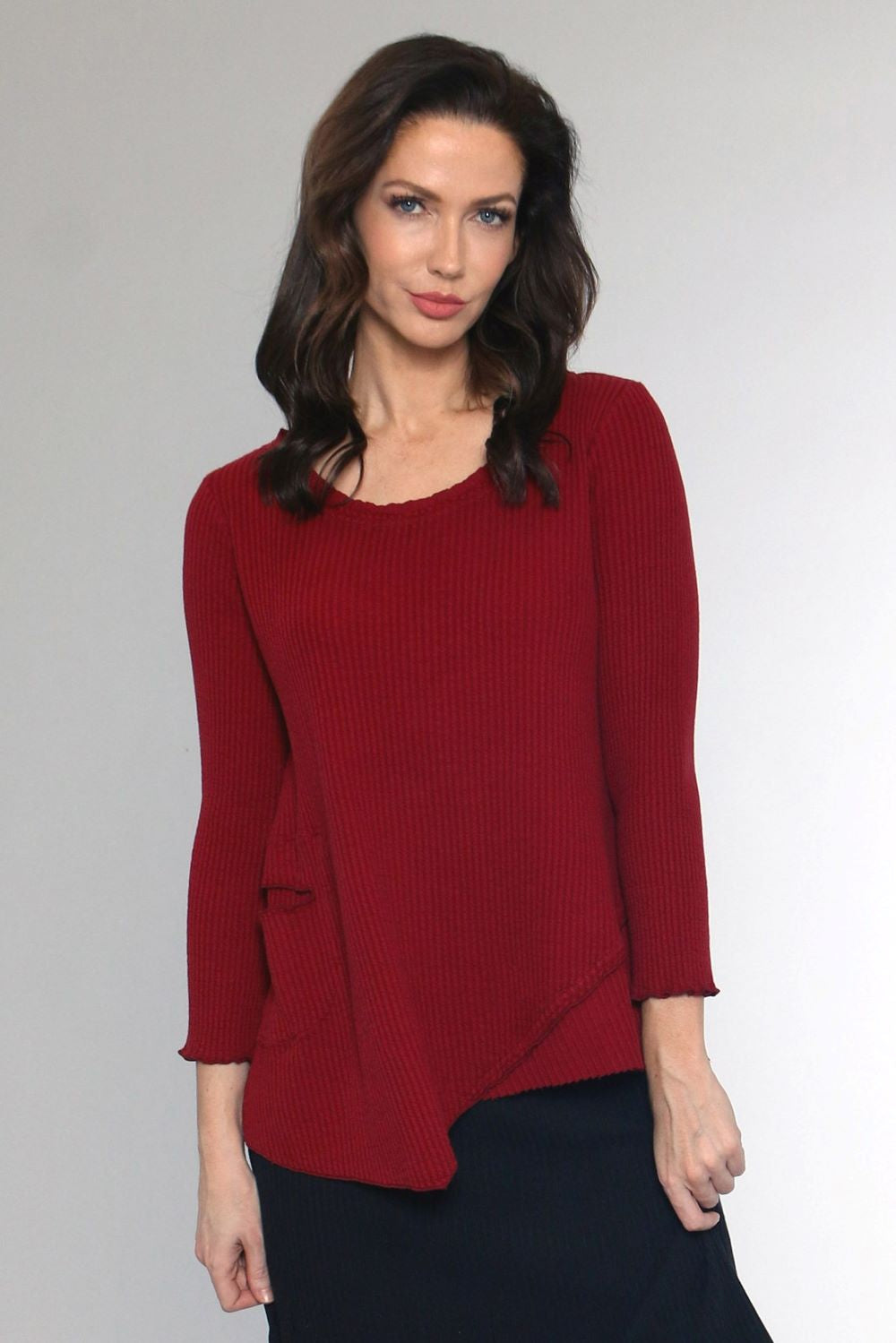 C44142 Waffle Top with Side Pocket