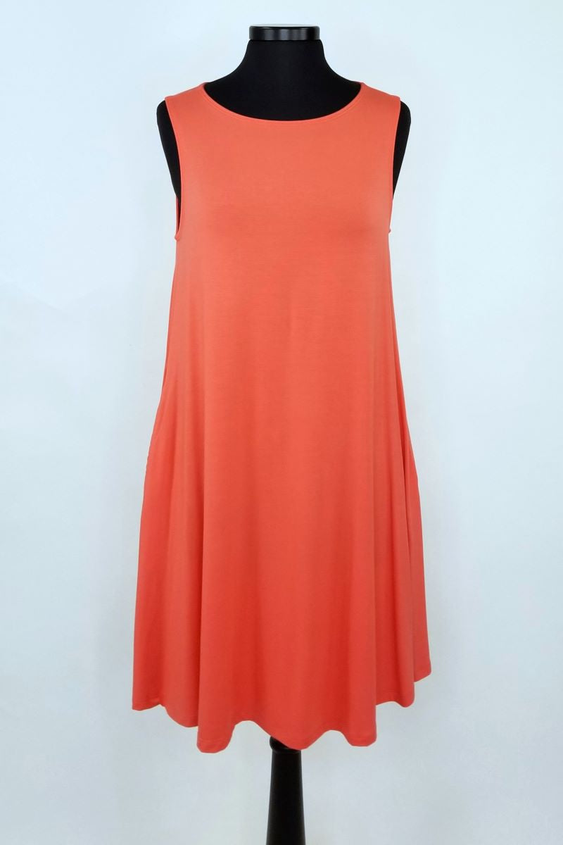D315MTOMTO Sleeveless A-line Dress with Pockets