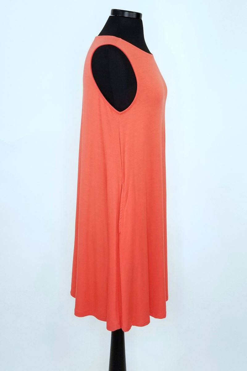 D315MTOMTO Sleeveless A-line Dress with Pockets