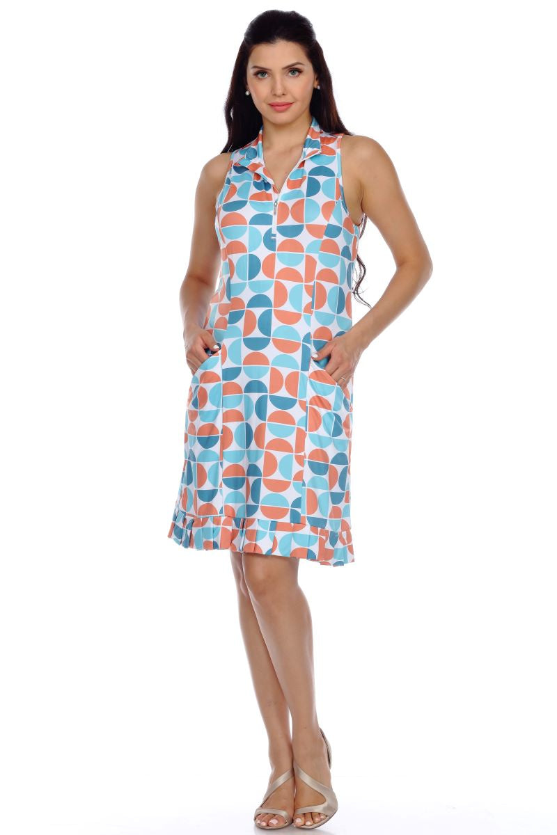 Load image into Gallery viewer, D94465070 Sleeveless Dress and Shorts Set
