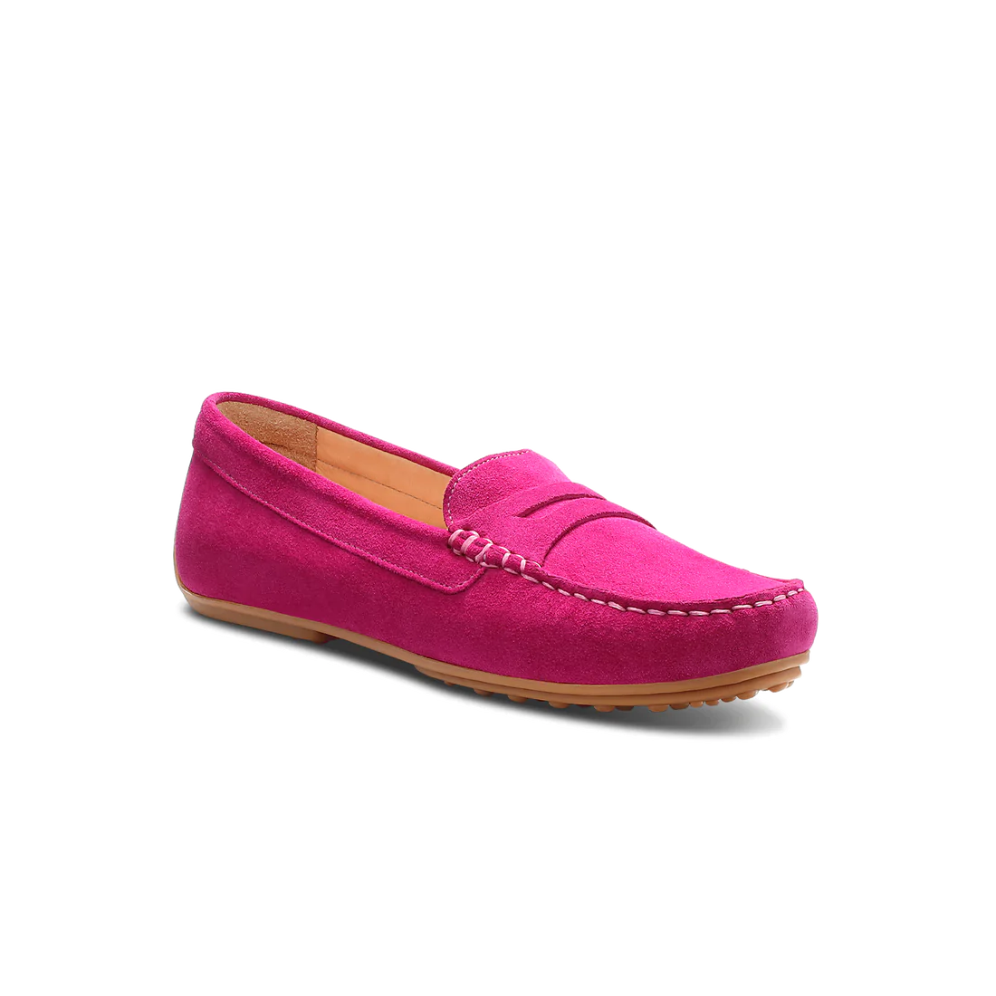 Load image into Gallery viewer, Free Spirit Fuchsia Spice Suede Loafer
