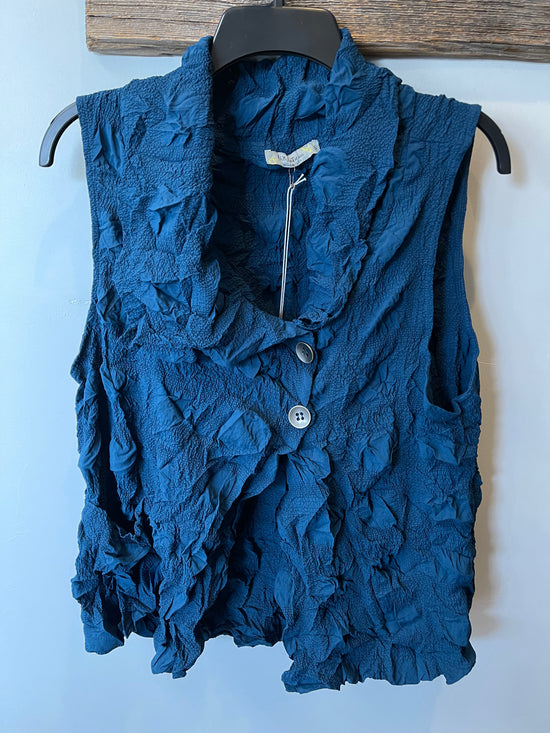 Penny Vest Topper Opal Blue