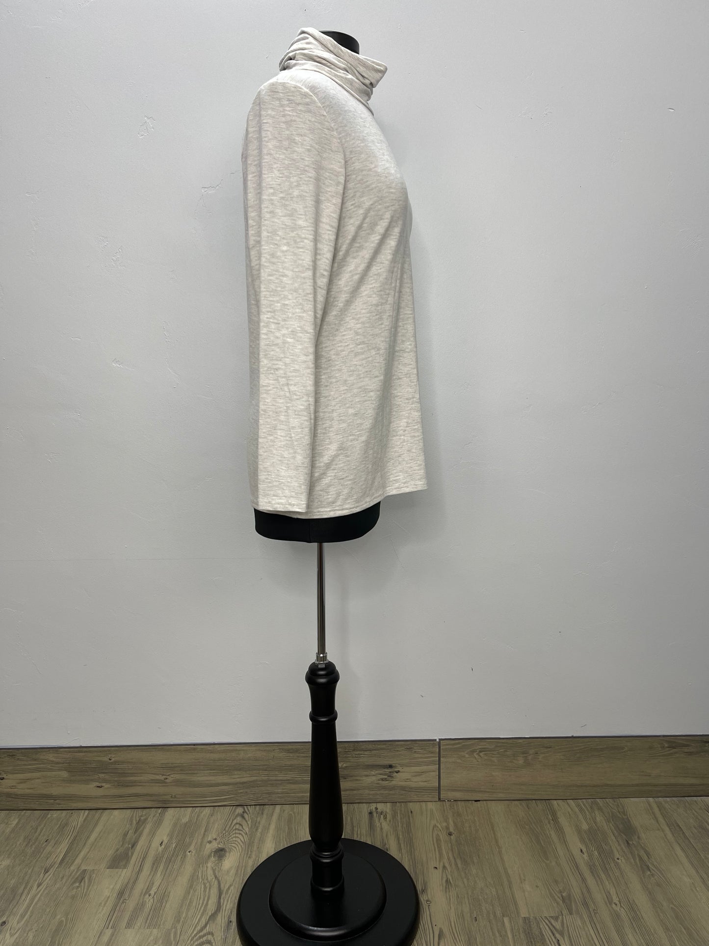 Melange Bamboo Turtle Neck