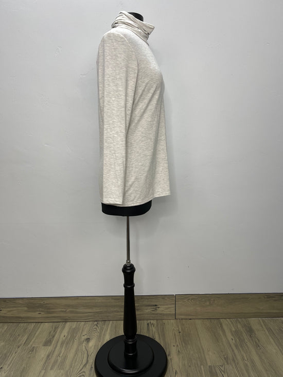 Melange Bamboo Turtle Neck
