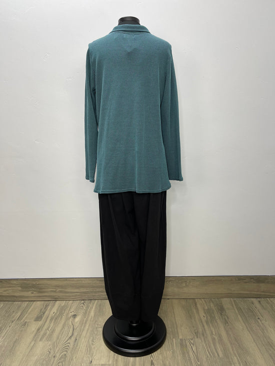 Seafoam Waffle Long Sleeve Tunic